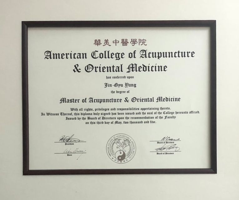 American college of Acupuncture & Oriental medicine